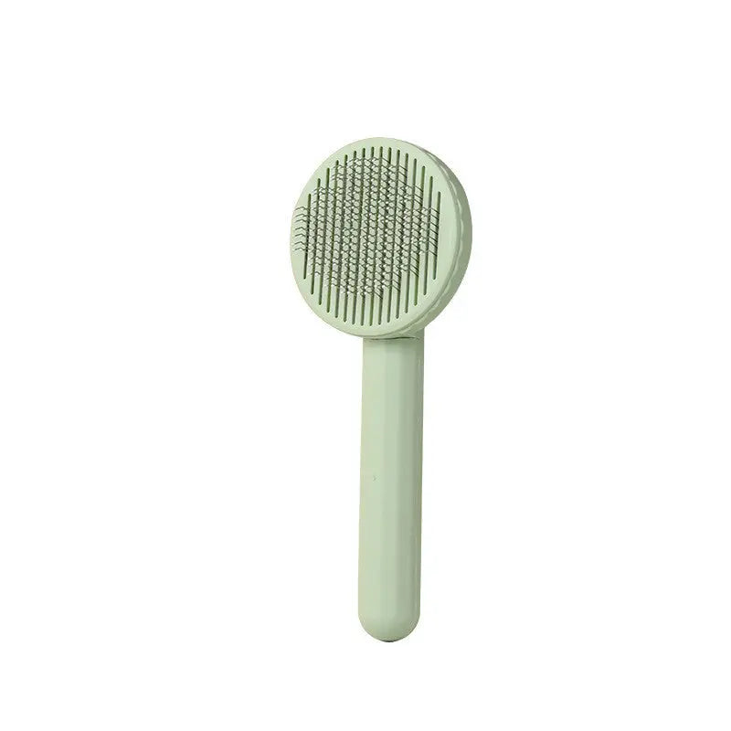 Pet Cat Dog Button Self-cleaning Comb Trendy DigiStore USA