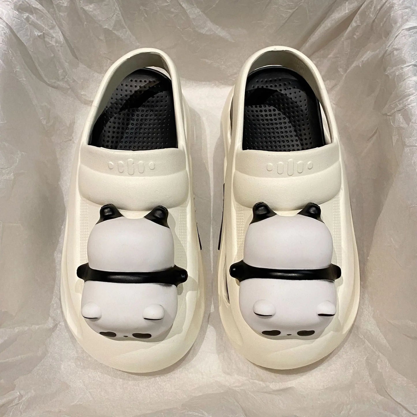 2024 Cute Slipper With Panda Lamp Summer Sandales Femme Light Funny Woman Slippers Shoes Women trendy-digistore-us