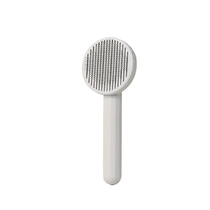 Pet Cat Dog Button Self-cleaning Comb Trendy DigiStore USA