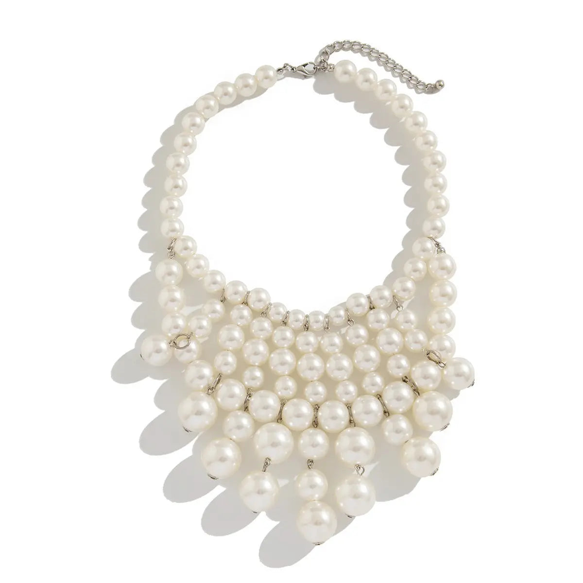Personalized Pearl Tassel Necklace Set trendy-digistore-us