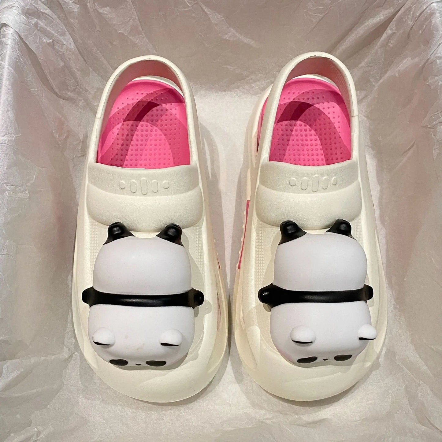 2024 Cute Slipper With Panda Lamp Summer Sandales Femme Light Funny Woman Slippers Shoes Women trendy-digistore-us