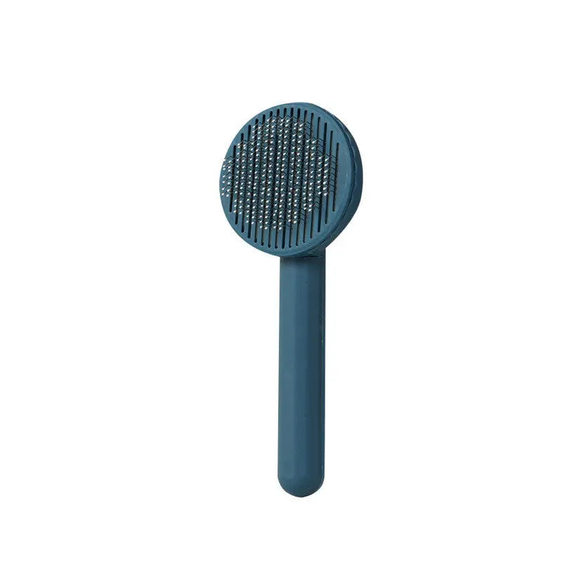 Pet Cat Dog Button Self-cleaning Comb Trendy DigiStore USA