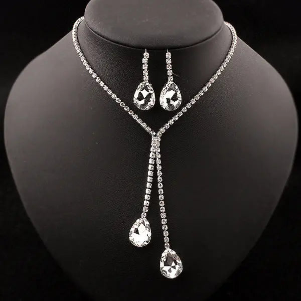 Fashion Personality Necklace And Earrings Suite Trendy DigiStore USA