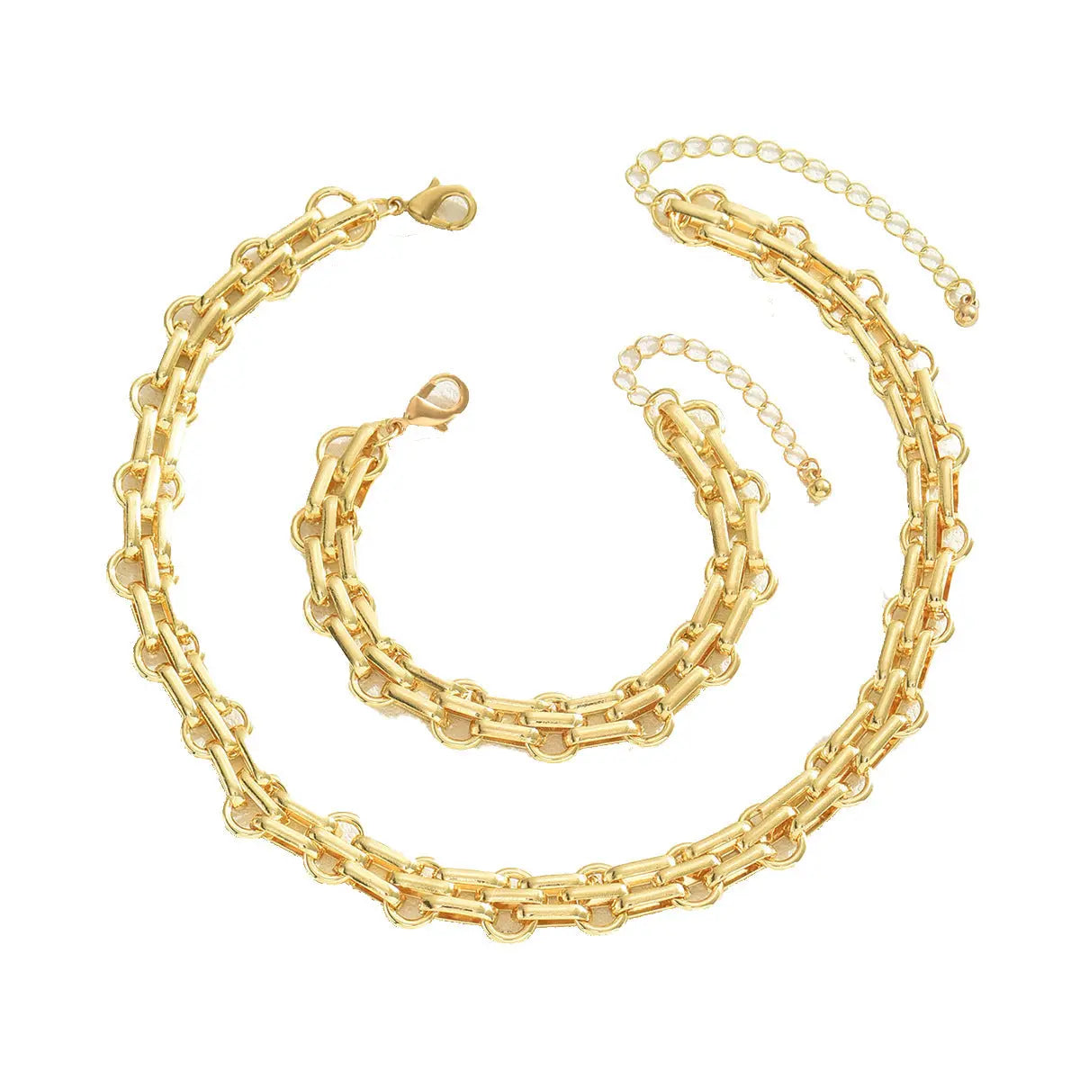 Design Sense Bracelet And Necklace Set Female Niche Exaggerated trendy-digistore-us