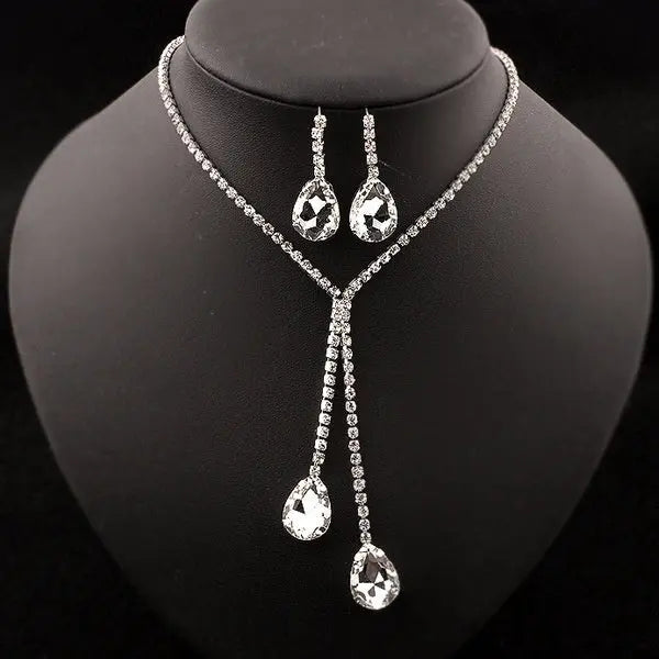 Fashion Personality Necklace And Earrings Suite Trendy DigiStore USA