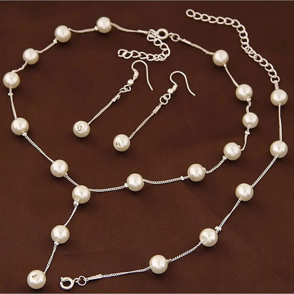 Fashion Personality Necklace And Earrings Suite Trendy DigiStore USA