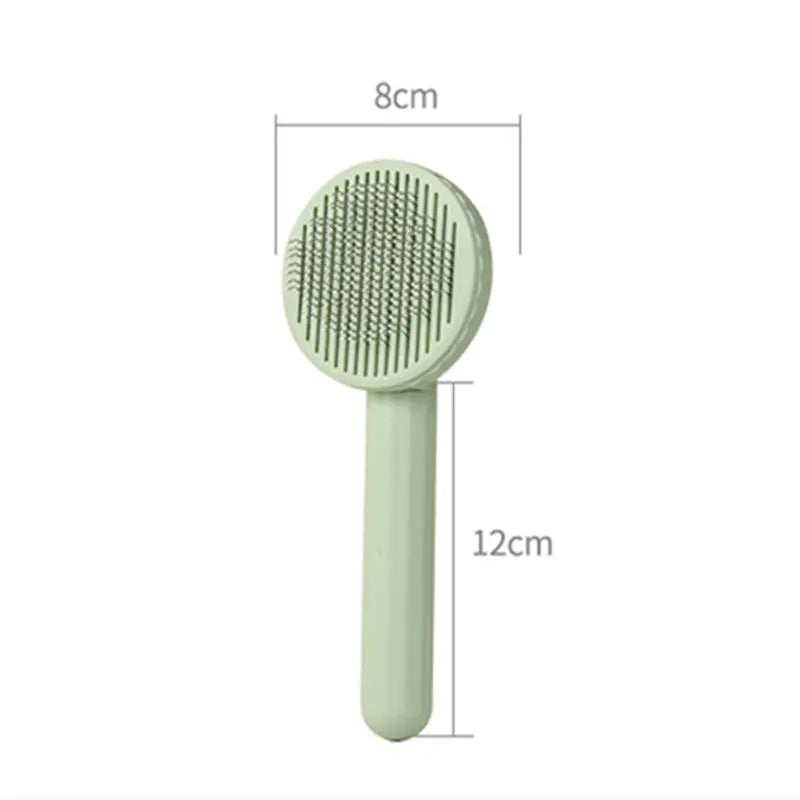 Pet Cat Dog Button Self-cleaning Comb Trendy DigiStore USA