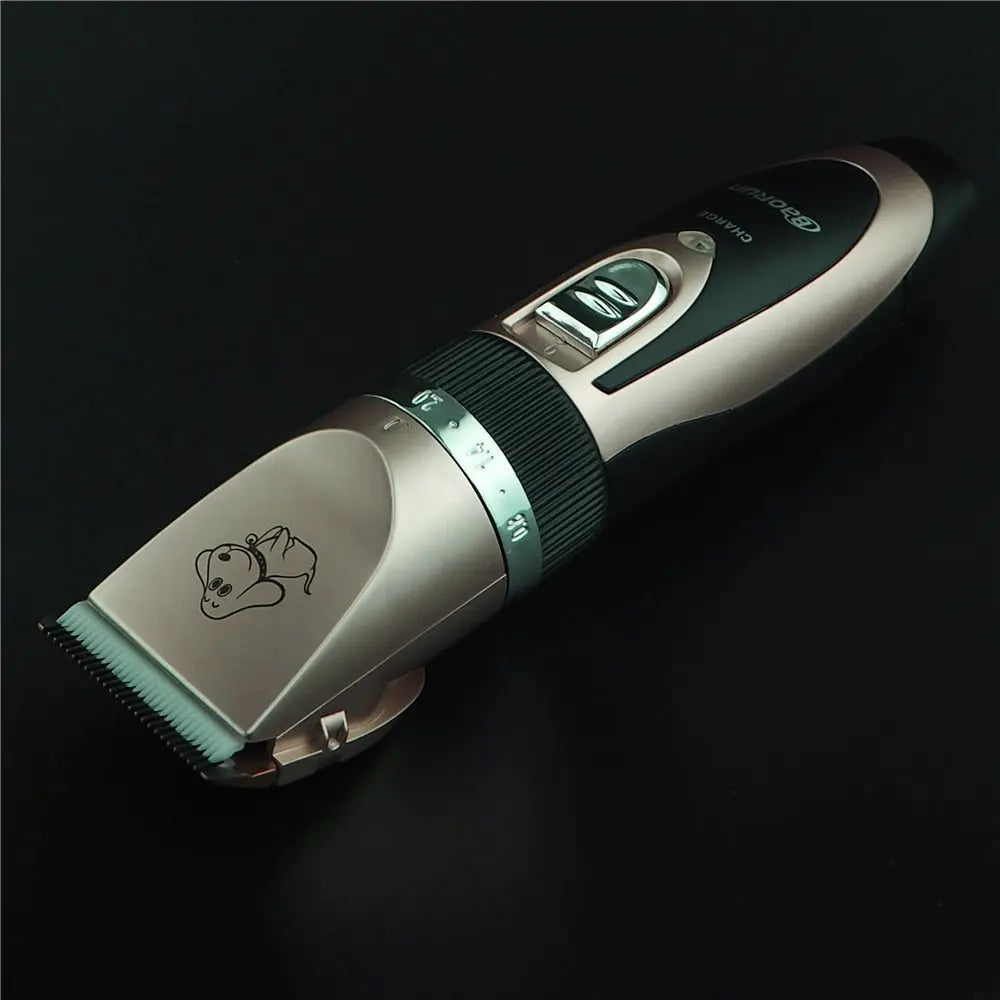 Professional Electric Pet Dog Hair Trimmer Rechargeable Animal Grooming Clippers Cat Shaver Haitcut Machine 110-240V AC Trendy DigiStore USA
