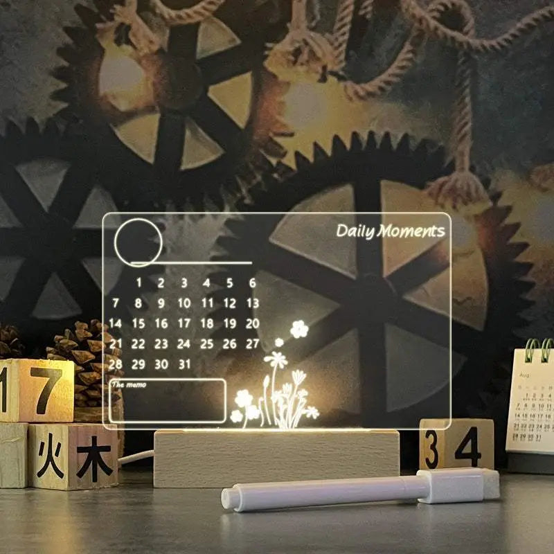 Trendy Creative Led Message Board Night Light USB Message Board