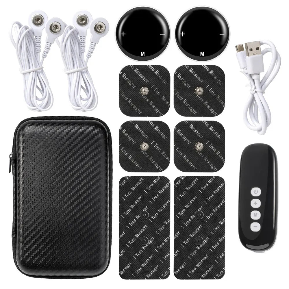 Wireless TENS EMS Electric Pulse Massage Muscle Stimulator 39 Modes trendy-digistore-us