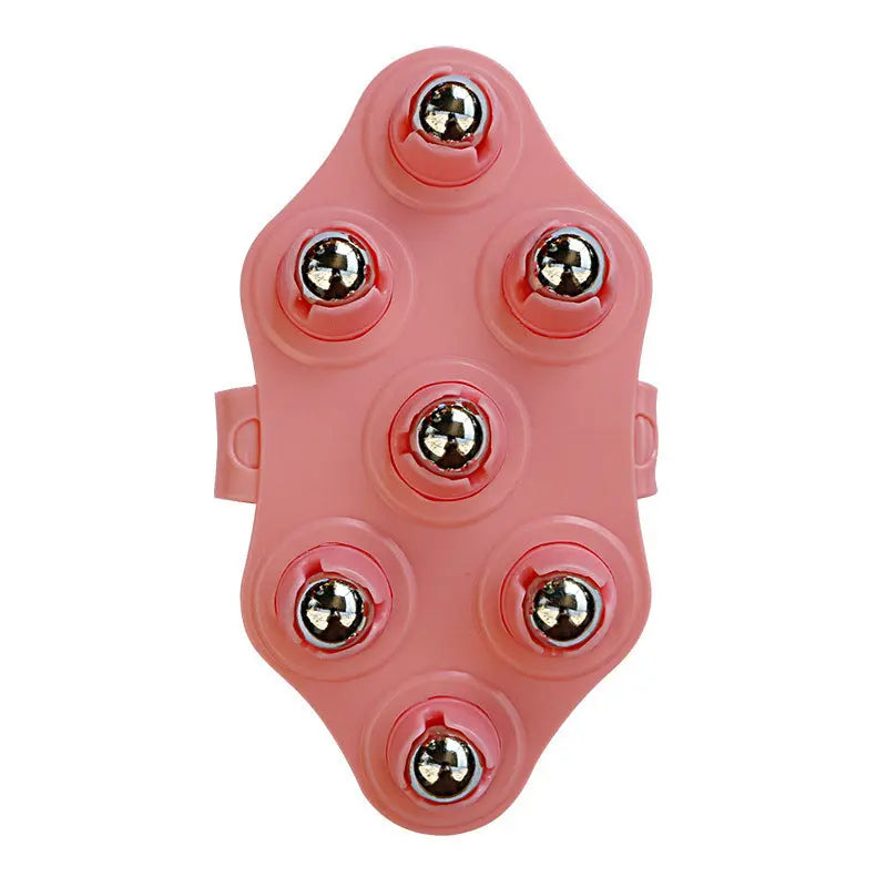 Adorise Seven-Bead Magnetic Massager Five-Element Massage Brush Meridian Brush Ball trendy-digistore-us