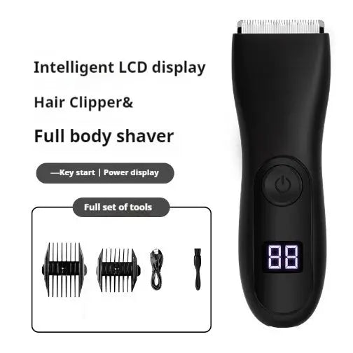 Digital Display Waterproof Electric Trimmer trendy-digistore-us