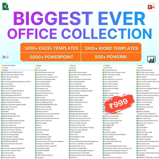 Ultimate Office Bundle - World's Biggest Office Collection Trendy DigiStore USA