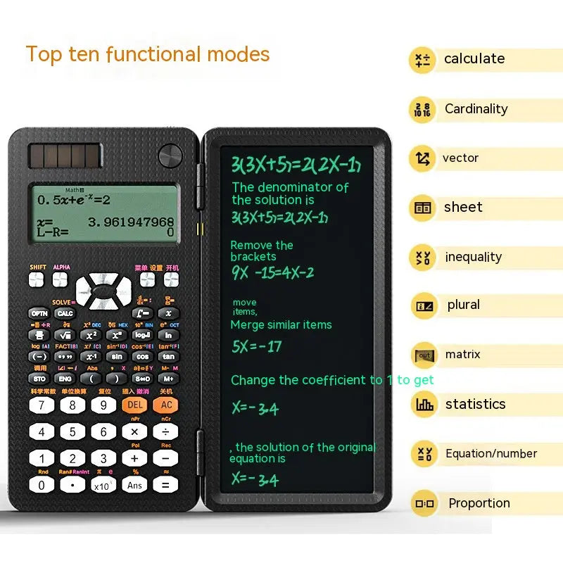 "CalcPad Pro: The 2-in-1 Foldable Scientific Calculator & Handwriting Tablet" trendy-digistore-us