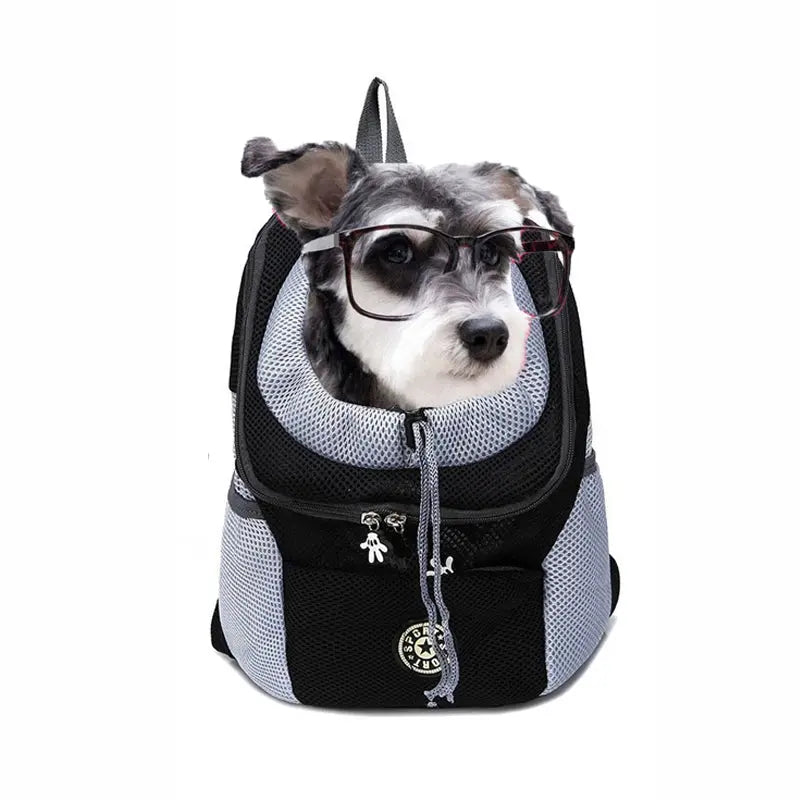 Pet Dog Carrier Bag Carrier For Dogs Backpack Out Double Shoulder Portable Travel Backpack Outdoor Pet Dog Carrier Bag Mesh Trendy DigiStore USA