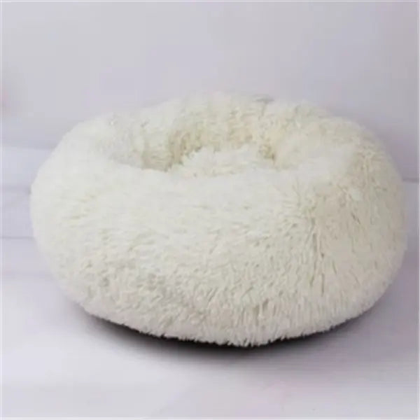 Round Long Hairy Autumn And Winter Nest Pad Cat Mattress Trendy DigiStore USA