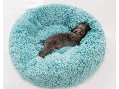 Round Long Hairy Autumn And Winter Nest Pad Cat Mattress Trendy DigiStore USA