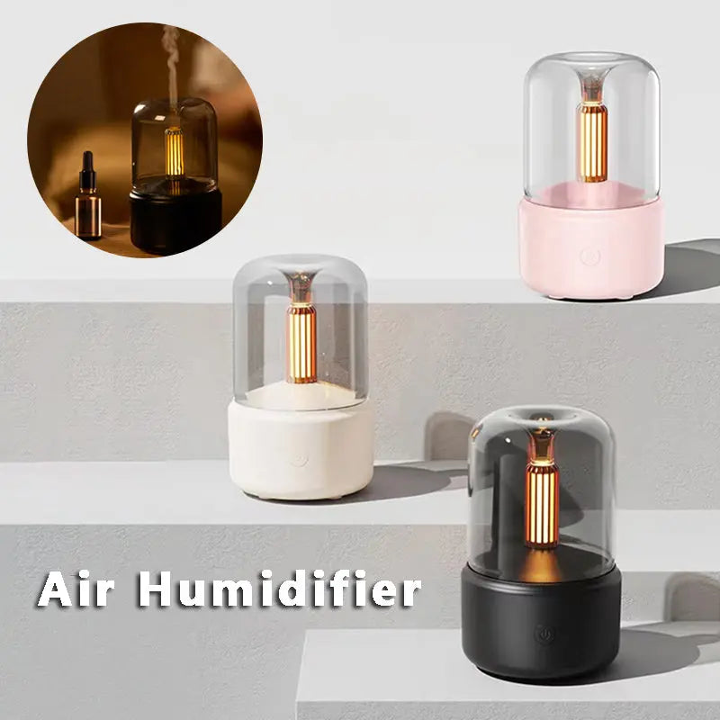 Trendy Atmosphere Light Humidifier Candlelight Aroma Diffuser trendy-digistore-us