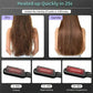 Trendy New 2 In 1 Hair Straightener Hot Comb Negative Ion Curling Tong