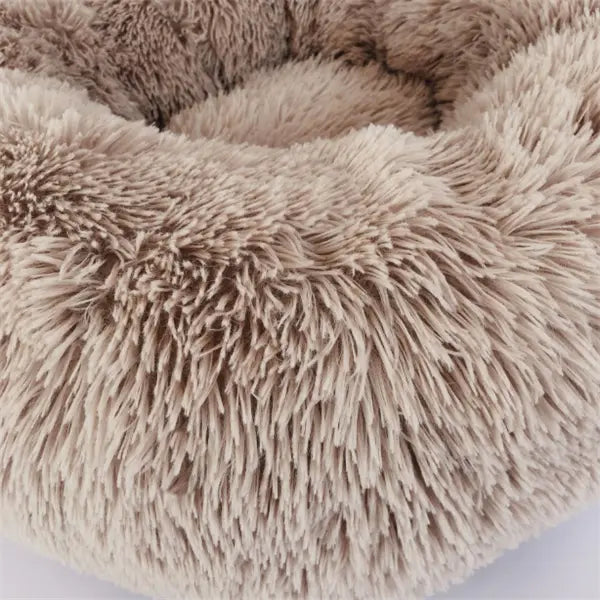 Round Long Hairy Autumn And Winter Nest Pad Cat Mattress Trendy DigiStore USA