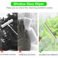 3X Glass Window Wiper Cleaner Squeegee Shower Screen Mirror Home Car Blade Brush Simple Green Car Glass Window Cleaner Wiper Cleaner Household Cleaning Brush Window Cleaning Tools Trendy DigiStore USA