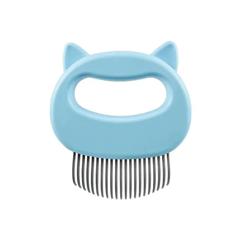 Trendy Pet Cat Dog Massage Brush Shell Shaped Handle Pet Grooming Massage Tool To Remove Loose Hairs Dogs Cats Pet Supplies Trendy DigiStore USA