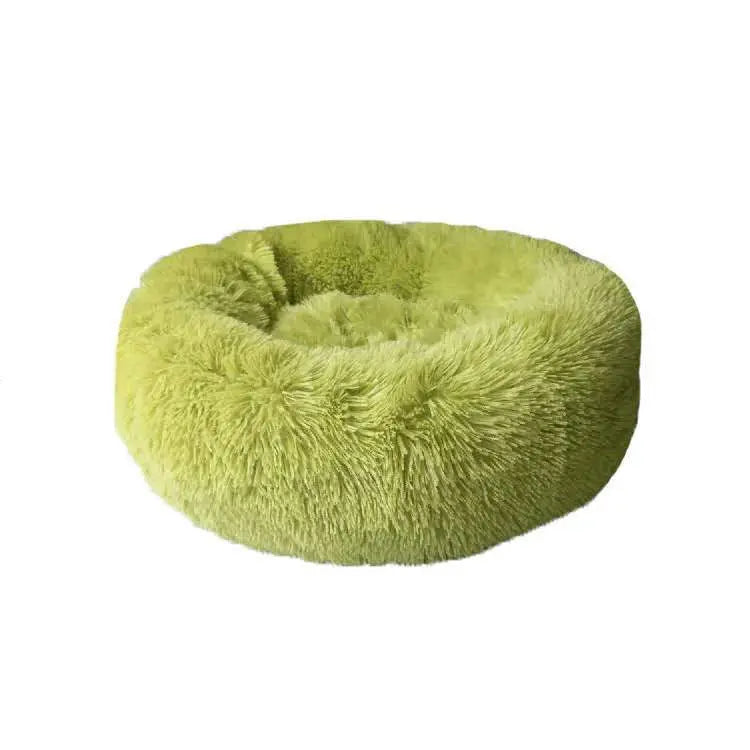 Round Long Hairy Autumn And Winter Nest Pad Cat Mattress Trendy DigiStore USA