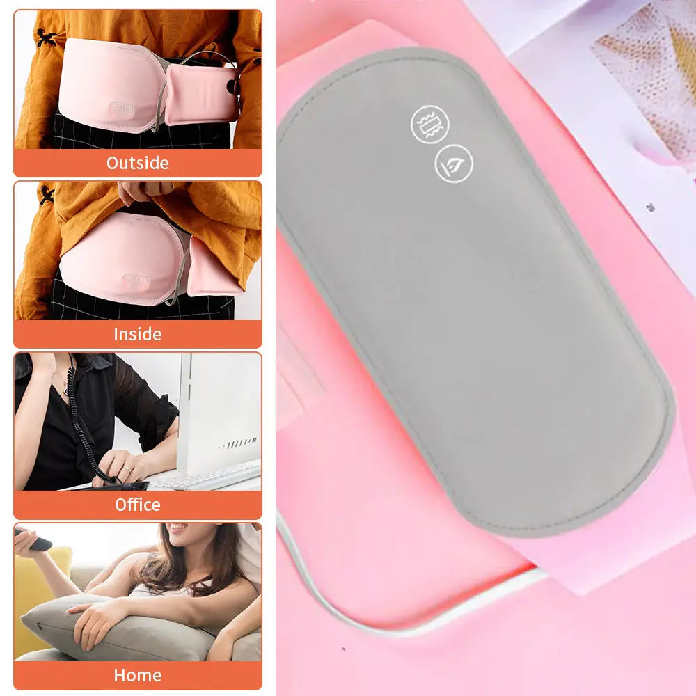 Trendy Portable Heating Pad Belt Period Comes To Relieve Gift For Girl