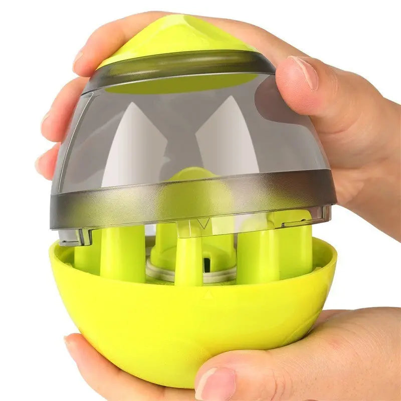 Dog Food Balls Tumbler Pet Puppy Feeder Dispenser Bowl Toy Leak Food Interactive Pet Tumbler Feeder Food Automatic Dispenser Bowl Interactive Balls Trendy DigiStore USA