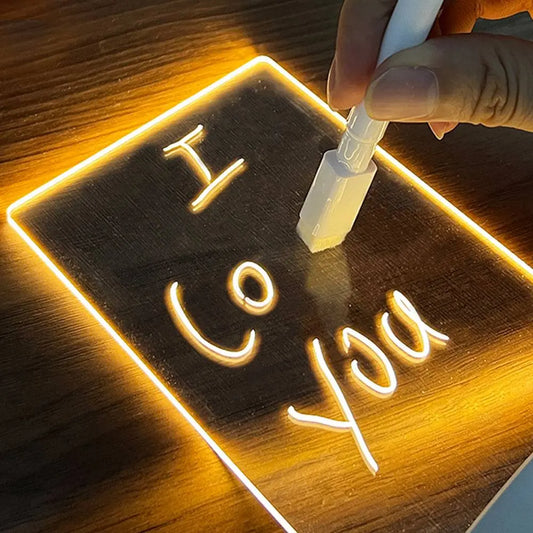 Trendy Creative Led Message Board Night Light USB Message Board