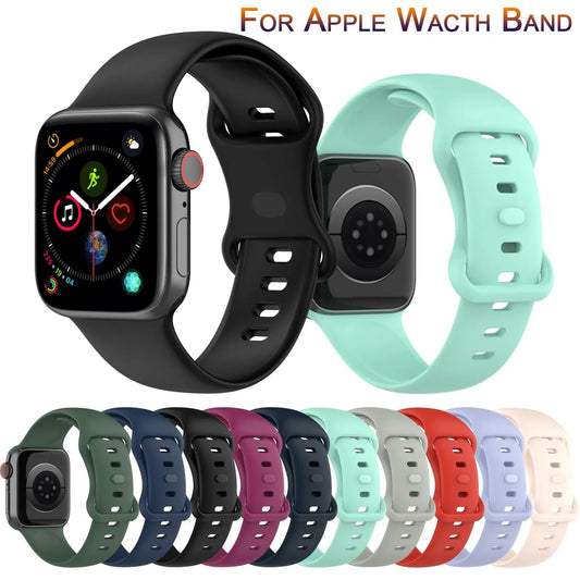 Sport For Apple Watch Se 6 5 Band 44mm 42mm Watchband Strap Trendy DigiStore USA