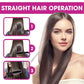 Trendy New 2 In 1 Hair Straightener Hot Comb Negative Ion Curling Tong