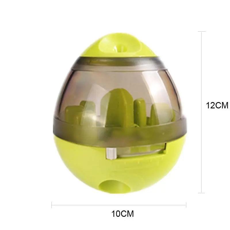 Dog Food Balls Tumbler Pet Puppy Feeder Dispenser Bowl Toy Leak Food Interactive Pet Tumbler Feeder Food Automatic Dispenser Bowl Interactive Balls Trendy DigiStore USA