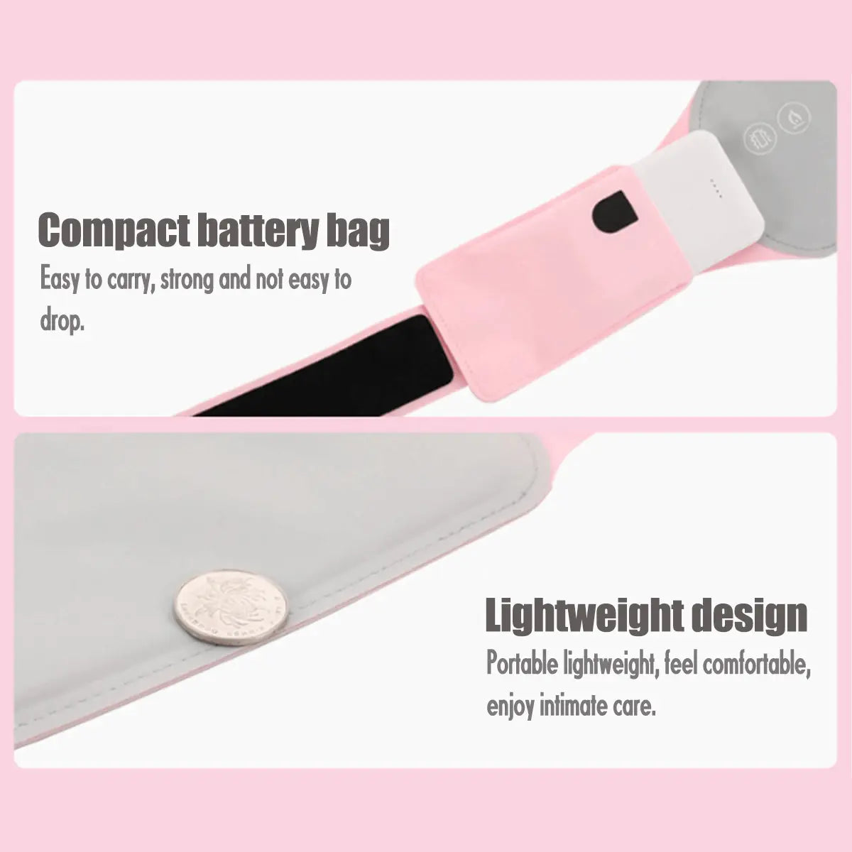 Trendy Portable Heating Pad Belt Period Comes To Relieve Gift For Girl