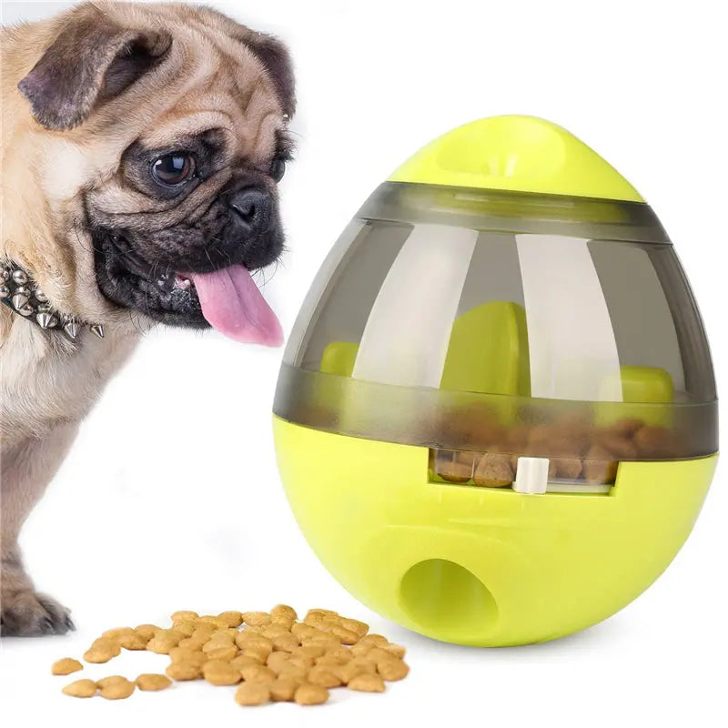 Dog Food Balls Tumbler Pet Puppy Feeder Dispenser Bowl Toy Leak Food Interactive Pet Tumbler Feeder Food Automatic Dispenser Bowl Interactive Balls Trendy DigiStore USA