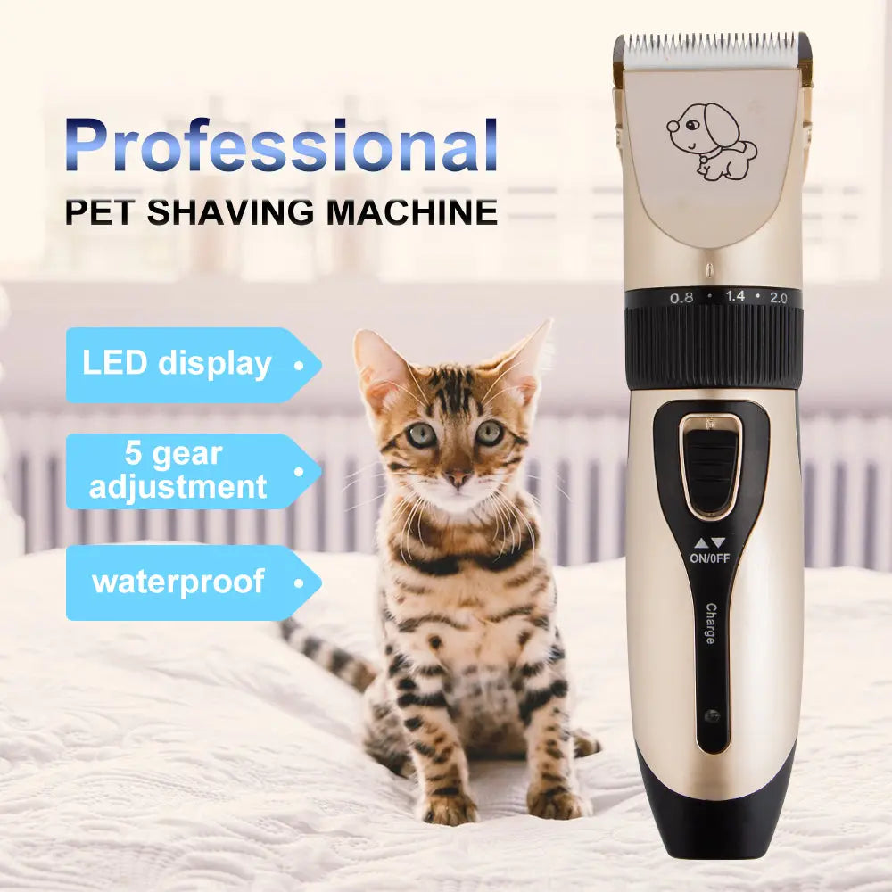 Rechargeable Dog Hair Trimmer USB Charging Electric Scissors Pet Hair Trimmer Animals Grooming Clippers Dog Hair Cut Machine Trendy DigiStore USA