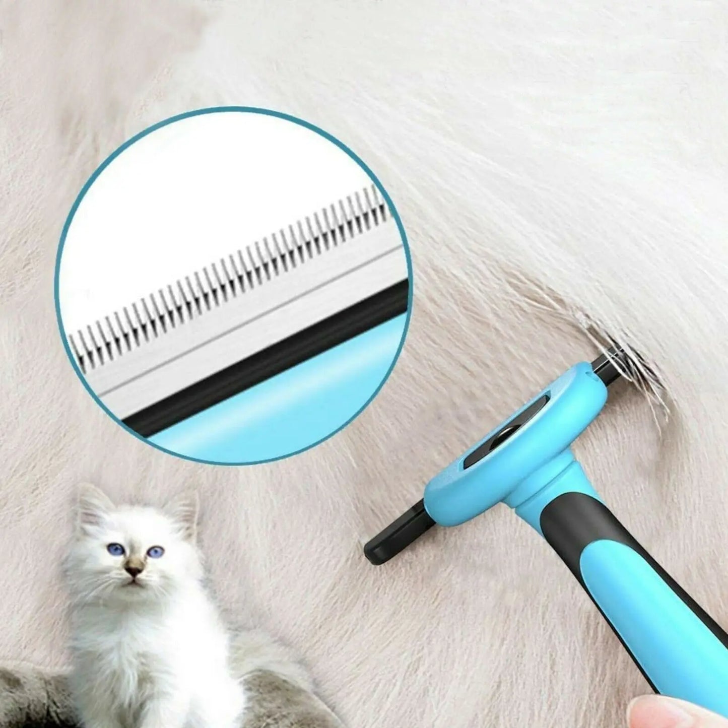 Pet Dog Cat Grooming Comb Brush Trimmer Tool Undercoat Rake Dematting Deshedding Trendy DigiStore USA