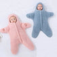 Trendy Baby Starfish Lamb Velvet Sleeping Bag Comfortable Newborn Baby